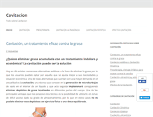 Tablet Screenshot of cavitacion.org